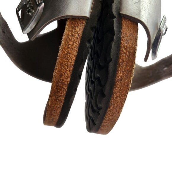 Birkenstock Metallic Slide Sandals - Picture 5 of 9